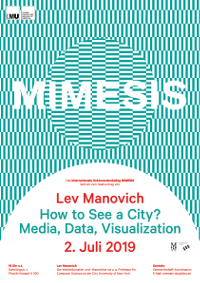 Lev Manovich´s lecture (July 2, 2019) 